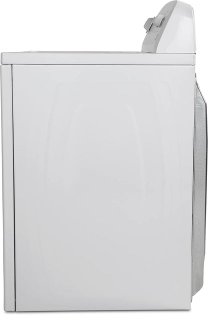 29′′ Front Load Electric Dryer with Wrinkle Guard and 7.0 Cubic Ft. Total Capacity, White