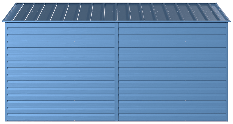 Arrow Select Steel Storage Shed, 10x14, Blue Grey