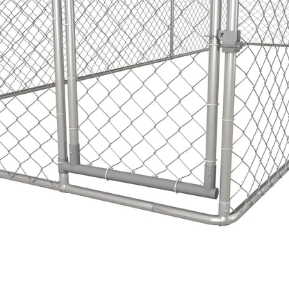 PawHut 19.7' x 7.5' x 7.5' Outdoor Dog Kennel W/ Waterproof Roof