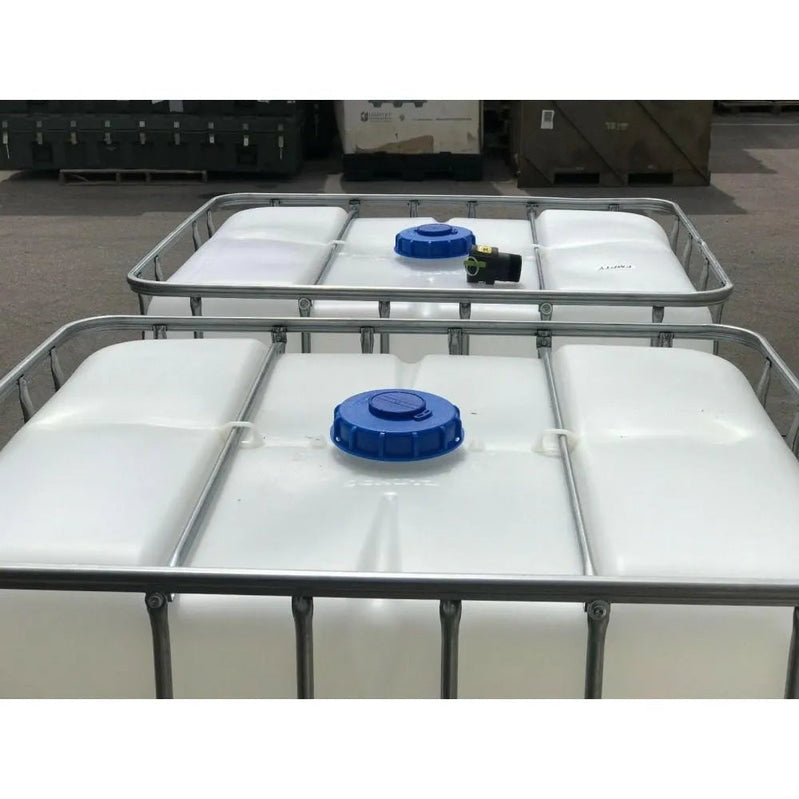 330 Gallon Rainwater Harvesting Container and Food Grade IBC Drinking Water