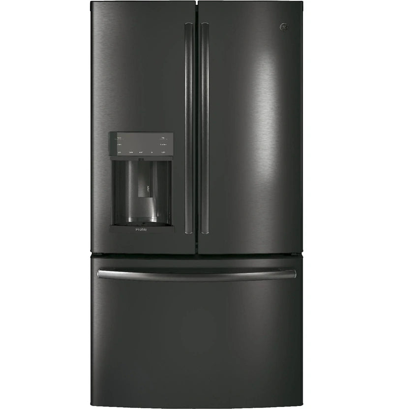 Appliances PFE28KBLTS 36 Inch French Door Refrigerator Black Stainless Steel
