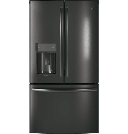 Appliances PFE28KBLTS 36 Inch French Door Refrigerator Black Stainless Steel