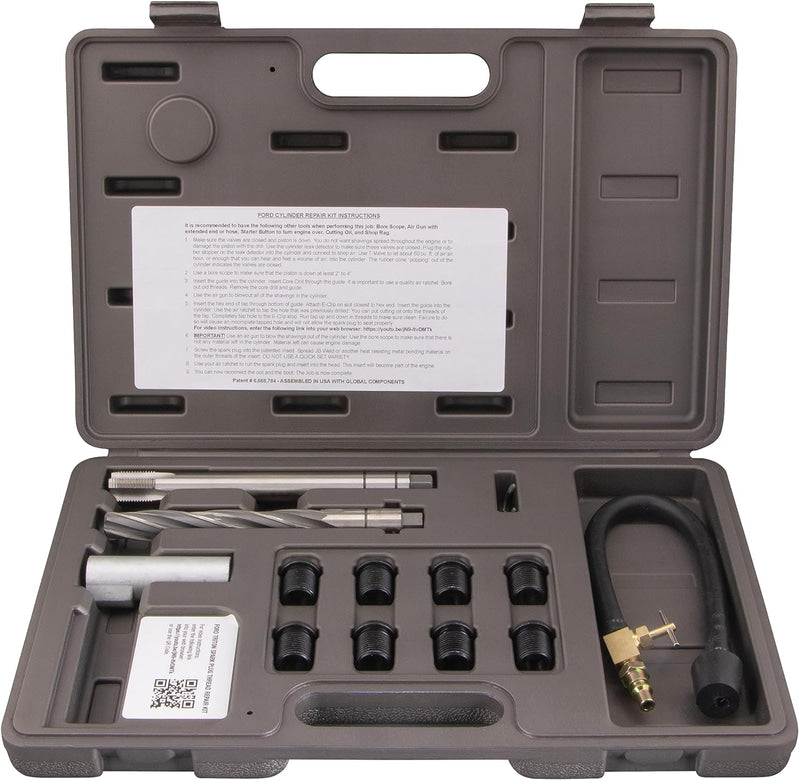 38900 Two Valve Ford Triton Tool Kit - Foolproof Repair System, Spark Plug Thread Repair Kit. Tools and Equipment
