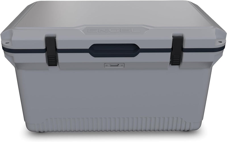 60 QT Ultra-Light Injection Molded Cooler - Ice Chest Keeps Ice up to 7 Days - Large Cooler Includes Wire Basket, Divider and Built-in Bottle Opener
