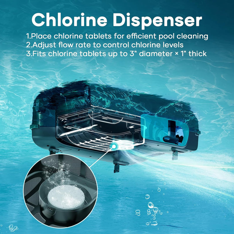 AIPER Surfer S2 Solar Pool Skimmer with APP Support, 24/7 Cleaning, Dual Charging Modes, Smart Obstacle Avoidance, Ideal for All Swimming Pool Types