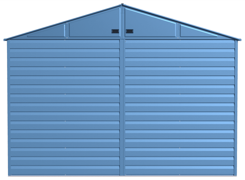 Arrow Select Steel Storage Shed, 10x14, Blue Grey