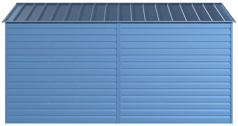 Arrow Select Steel Storage Shed, 10x14, Blue Grey