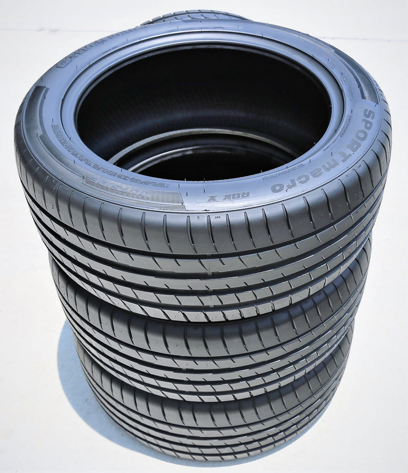 A set of 4 (quad) 275/45R19 ZR 108W XL A/S high-performance all-season tires for: 2008-09 Acura MDX base, 2008 Volkswagen Touareg TDI