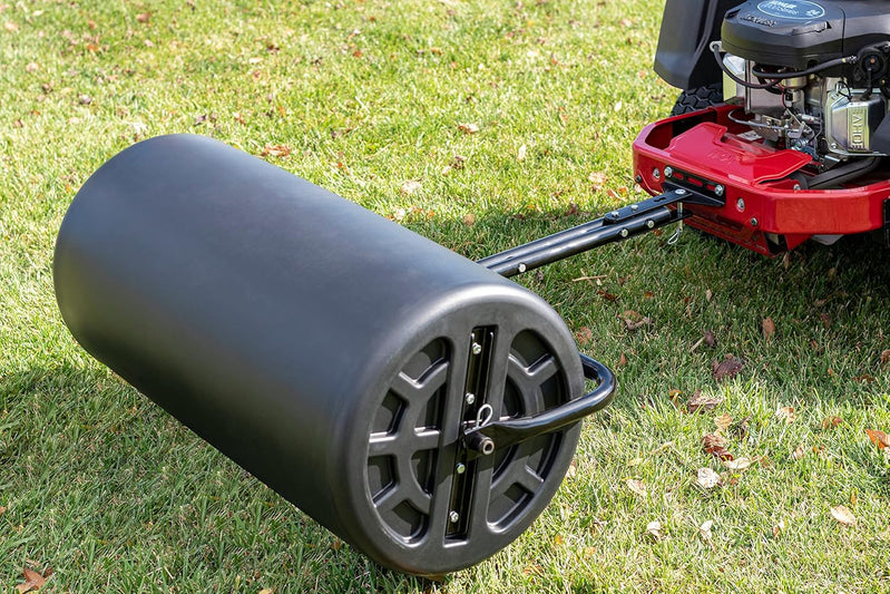 Agri-Fab 45-0604 18" x 48" Tow Behind Poly Lawn Roller 550 lbs Weight with Water, Poly Drum and Steel Frame, with Plug. Designed for Lawn and Garden Tractors