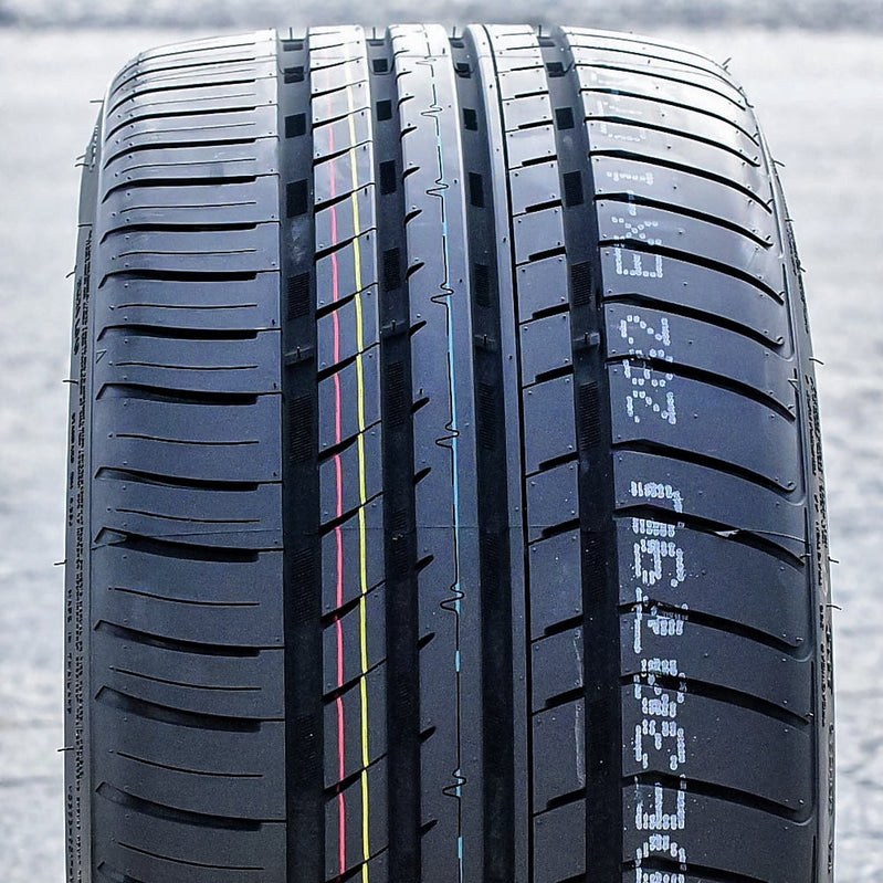 A set of four (four) 255/35R19 ZR 96Y XL full season performance tires fit: 2013 Audi A4 Quattro Premium Plus, 2009-14 Audi A4 base