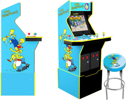 Arcade1Up – The Simpsons 30th Edition Arcade with Stool and Tin – Multi
