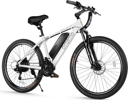 Adult Electric Bike, 350W BAFANG Motor (500W Peak), 4A 3H Fast Charging, 468Wh Li-Ion Battery, 21 Speed Gears, Air Saddle, 45 Miles 20 MPH 26" Mountain Bike Electric Bike, ANSI/CAN/UL2849 Compliant