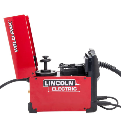 90i FC Flux Core Wire Feed Weld-PAK Welder, 120V Welding Machine, Portable w/Shoulder Strap, Protective Metal Case, Best for Small Jobs, K5255-1