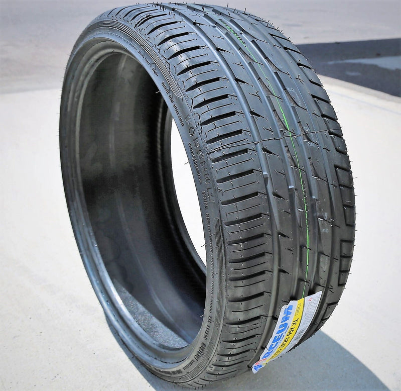 A set of 4 (four) 245/35R20 ZR 95Y XL A/S performance tires suitable for: 2017-19 Mercedes-Benz E300 4Matic, 2010-16 BMW 528i base