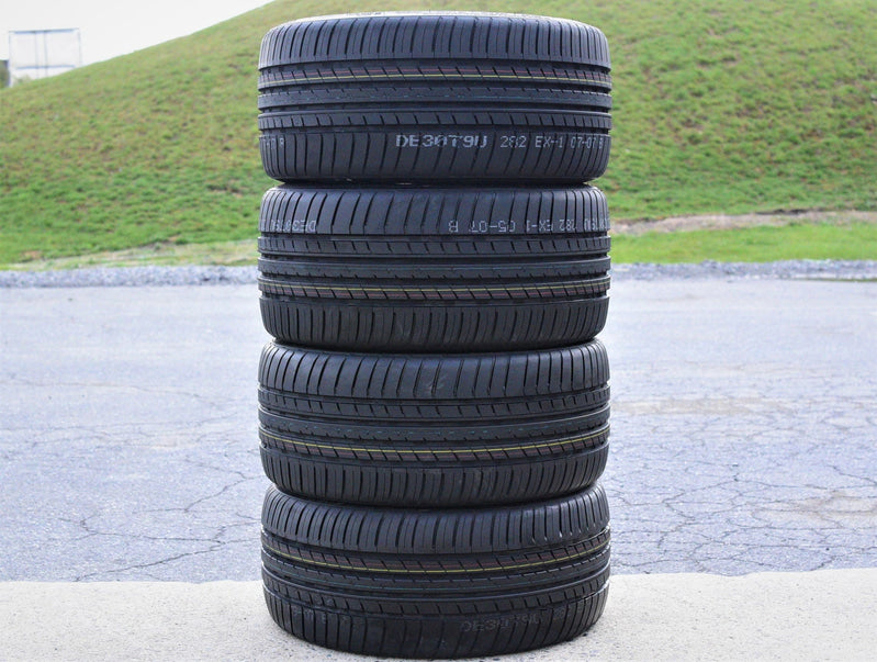 A pair of 2 (2 275/35R20 102Y ZR XL A/S performance tires fit: 2005 Bentley Continental GT, 2006-07 Bentley Continental Flying Spur