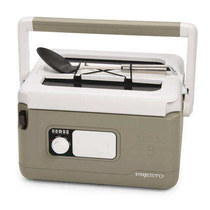 8-Quart Nomad Traveling Slow Cooker in Tan