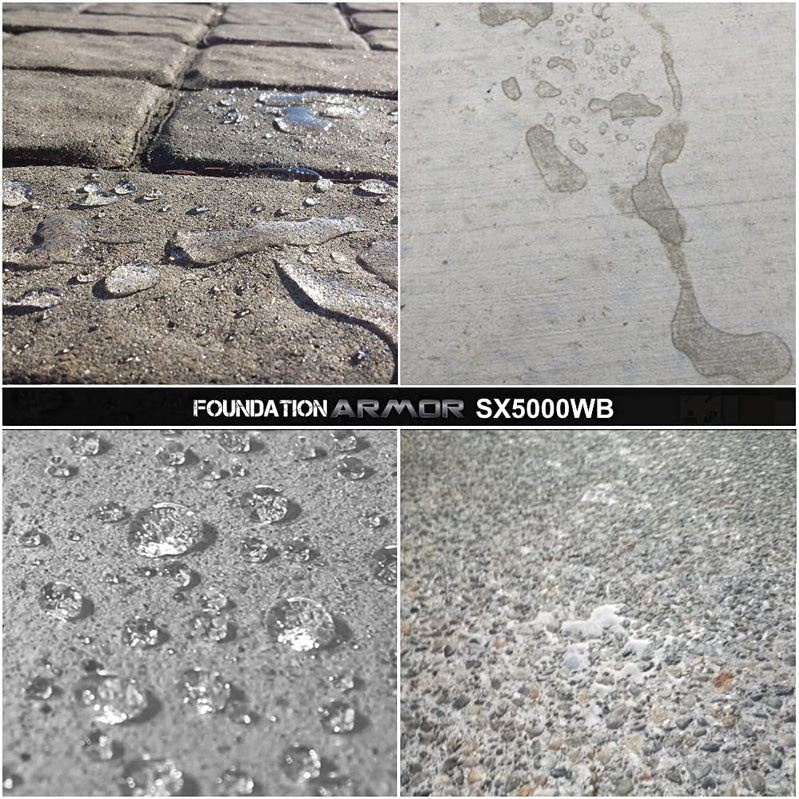 5-Gal. SX5000 WB DOT Approved Water Based Silane Siloxane Penetrating Concrete Sealer, Brick Sealer, Paver Sealer, Natural Stone Sealer