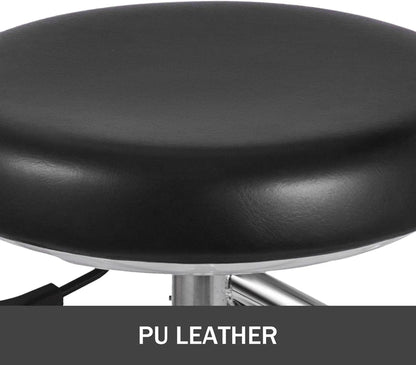 Medical Dental Stool Dentist Chair with 360 Degree Rotation Armrest PU Leather Assistant Stool Chair Height Adjustable Doctor Chair